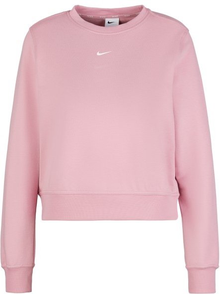 Nike - Women's One DF Crew HBR TT - Pullover Gr M rosa/weiß