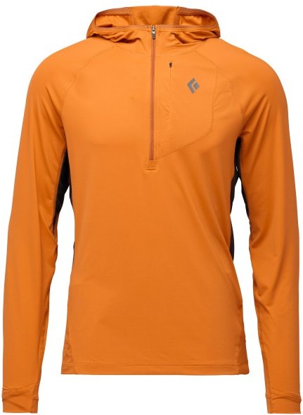 Black Diamond - Alpenglow Pro Hoody - Longsleeve Gr S orange