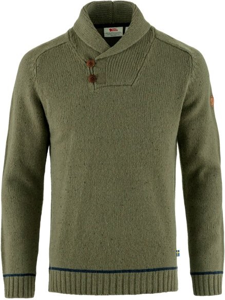 Thumbnail - Fjällräven - Lada Sweater - Wollpullover Gr S oliv