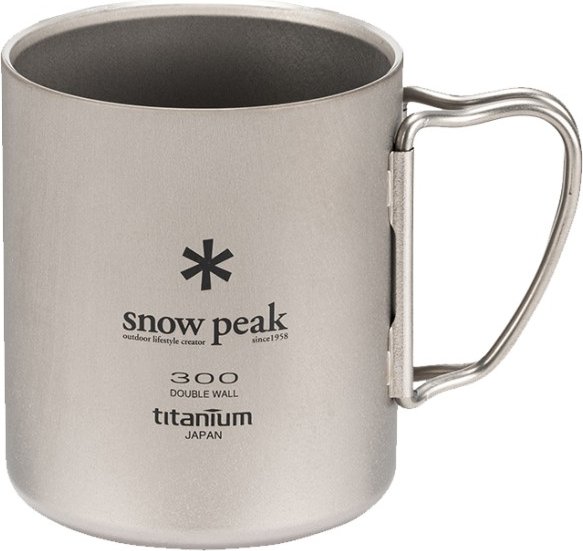 Snow Peak - Ti-Double 300 Mug - Tasse Gr 300 ml grau