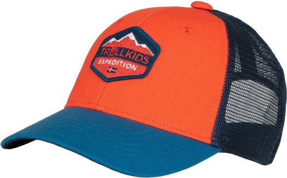 Trollkids - Kid's Femund Cap - Cap Gr 52-56 cm rot/blau