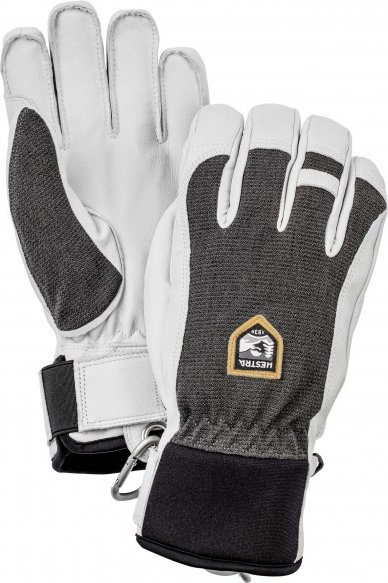 Hestra - Army Leather Patrol 5 Finger - Handschuhe Gr 10 grau