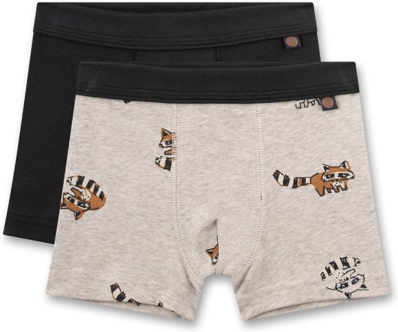 Thumbnail - Sanetta - Kid's DP Shorts 337116+337117 - Unterhose Gr 92 grau