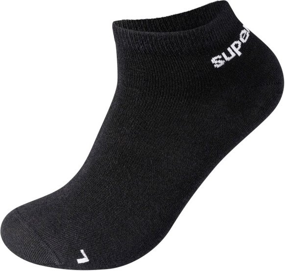 super.natural - Sneaker Socks 2-Pack - Merinosocken Gr 39-42 schwarz