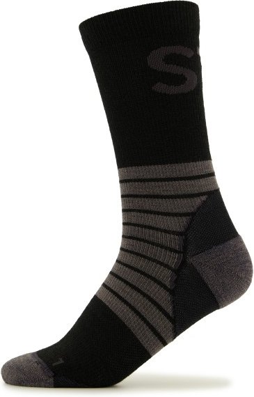 Stoic - Merino MTB Socks - Radsocken Gr 36-38 schwarz