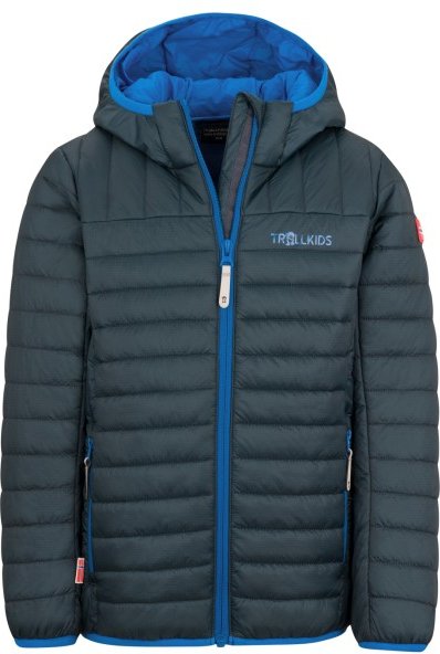 Thumbnail - Trollkids - Kid's Eikefjord Jacket - Kunstfaserjacke Gr 128 blau