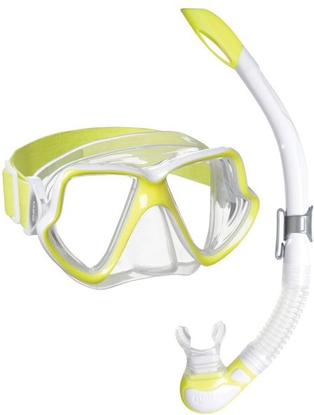 Mares - Wahoo Neon - Schnorchelset gelb/ clear