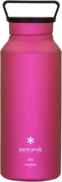Snow Peak - Titanium Aurora Bottle - Trinkflasche Gr 800 ml rosa