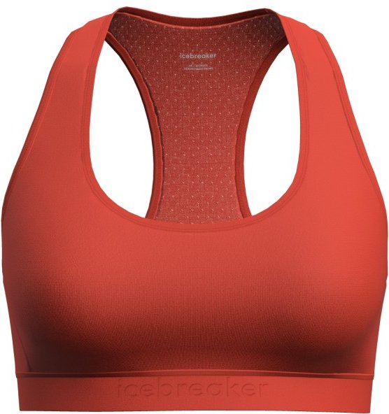 Icebreaker - Women's 125 Zoneknit Racerback Bra - Sport-BH Gr S rot