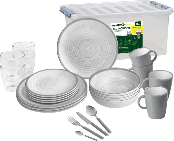 Brunner - All Inclusive - Campingzubehör Gr 36 Pieces grau