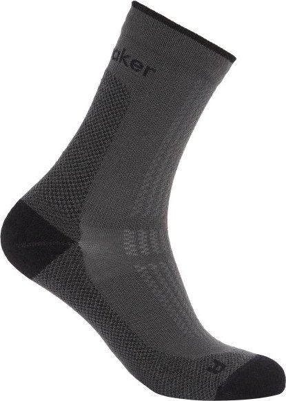 Icebreaker - Women's Merino Hike+ Ultralight Quarter - Wandersocken Gr 38-40 grau