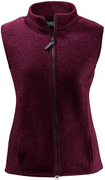 Thumbnail - Mufflon - Women's Vita - Merinoweste Gr L rot/lila