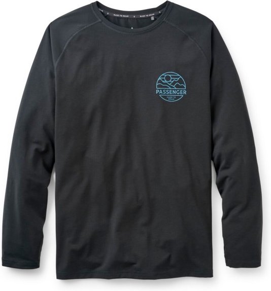 Passenger - Sedona Recycled Active L/S - Longsleeve Gr XXL schwarz