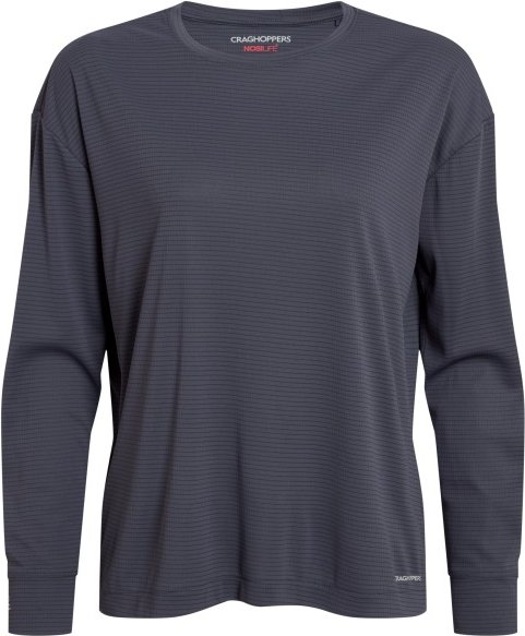 Craghoppers - Women's Nosilife Solarshield+ L/S T-Shirt - Longsleeve Gr 36 blau/grau