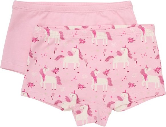 Minymo - Kid's Briefs AOP 2-Pack - Unterhose Gr 140 rosa