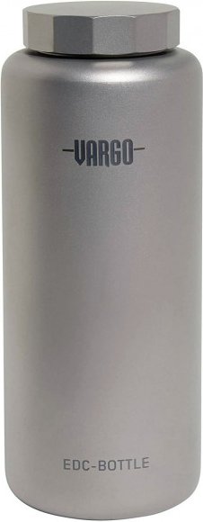 Vargo - Wasserflasche Edc - Trinkflasche Gr 1 l grau