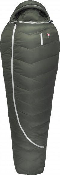 Grüezi Bag - Biopod DownWool Summer 200 - Daunenschlafsack Gr 230 x 85 x 55 cm deep forest