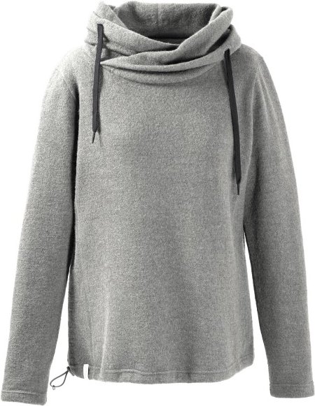 Thumbnail - Mufflon - Women's Kusa - Wollpullover Gr XS grau