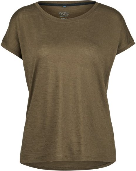 Stoic - Women's Merino135 HovaSt. T-Shirt - Merinoshirt Gr XXL braun