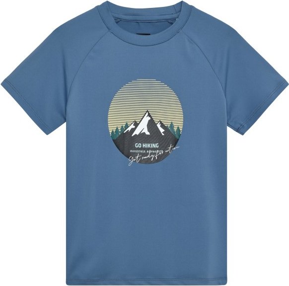 Color Kids - Kid's T-Shirt with Print S/S - Funktionsshirt Gr 152 blau