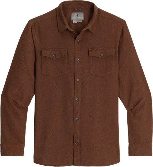 Royal Robbins - Bristol Organic Cotton Twill L/S - Hemd Gr L braun