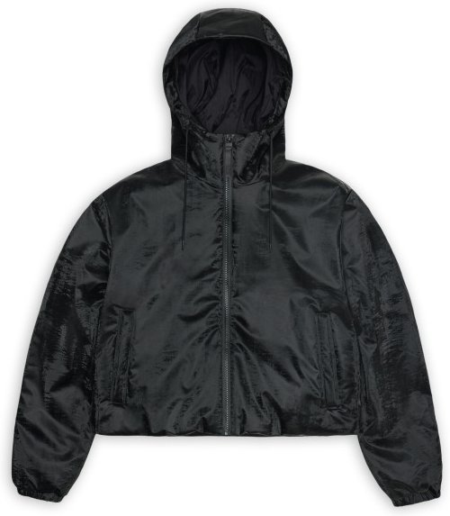 Thumbnail - Rains - Lohja Short Insulated Jacket W3T1 - Regenjacke Gr M schwarz