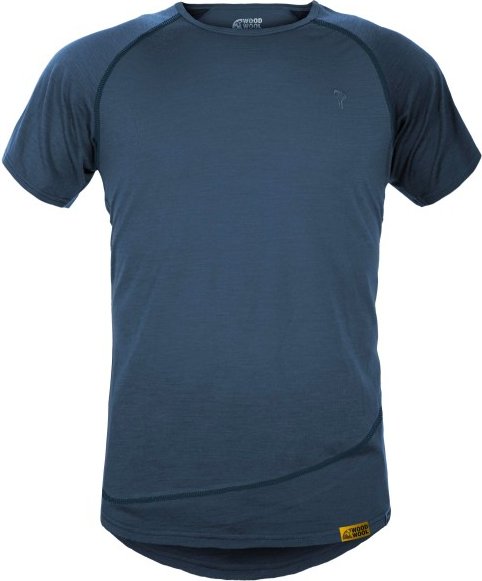 Grüezi Bag - Woodwool T-Shirt Mr. Pike - Merinoshirt Gr S blau