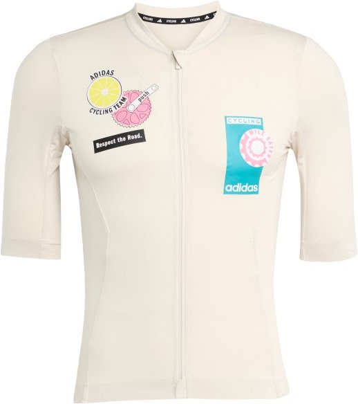 adidas - Tempo Jersey Act - Radtrikot Gr L weiß