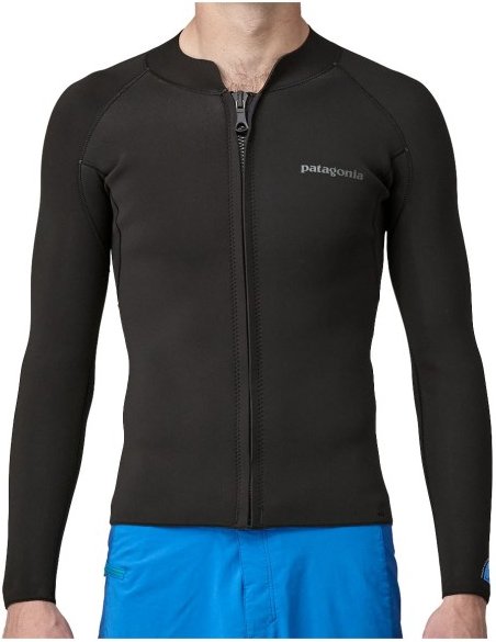 Patagonia - Regulator Lite Full Zip L/S Top - Lycra Gr XL schwarz