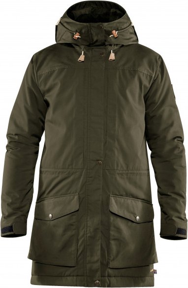 Fjällräven - Singi Wool Padded Parka - Mantel Gr M oliv