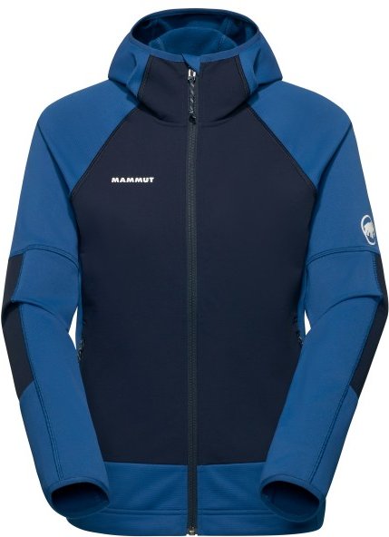 Mammut - Women's Massone ML Hooded Jacket - Fleecejacke Gr L blau