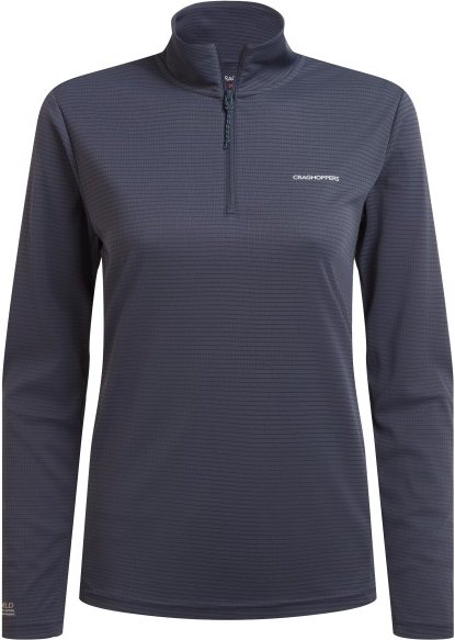Craghoppers - Women's Nosilife Solarshield+ Half Zip Top - Longsleeve Gr 40 blau