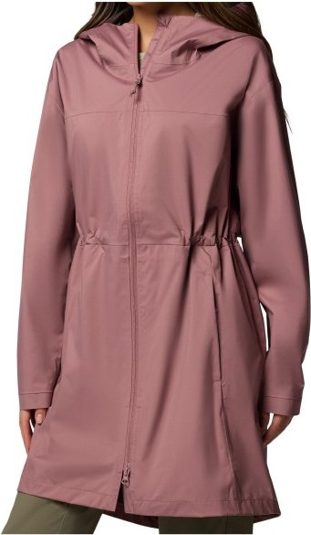 Columbia - Women's Weekend Adventure II Long Shell - Mantel Gr M braun/rosa