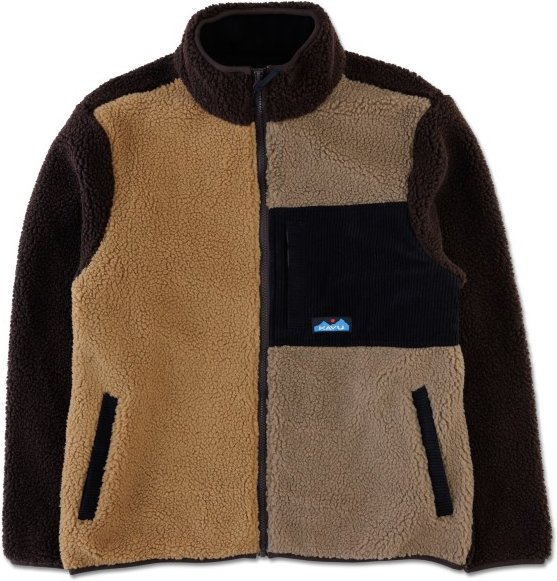 Thumbnail - KAVU - Wayside - Fleecejacke Gr XL braun/schwarz