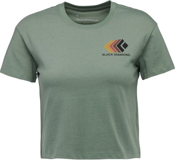 Black Diamond - Women's Faded Crop S/S Tee - T-Shirt Gr L grün