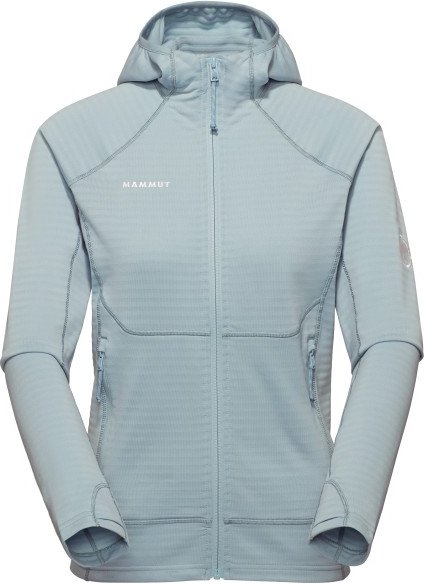 Mammut - Women's Taiss ML Hooded Jacket - Fleecejacke Gr L grau