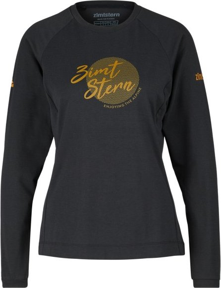 Zimtstern - Women's Spunz Shirt L/S - Radtrikot Gr L schwarz