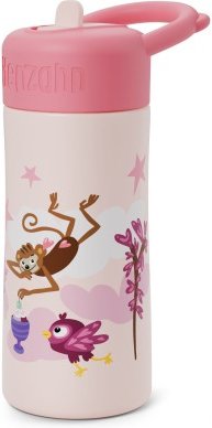 Affenzahn - Kid's Edelstahl Trinkflasche - Trinkflasche Gr 0,43 l rosa