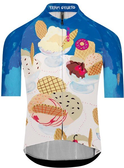 Q36.5 - Gregarius Pro Team Gelato Jersey - Radtrikot Gr S bunt