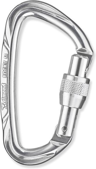 SIMOND - Carabiner Rocky Screw - Schraubkarabiner grau/weiß