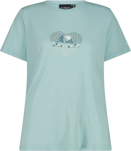 CMP - Women's T-Shirt - Funktionsshirt Gr 34 lagoon melange