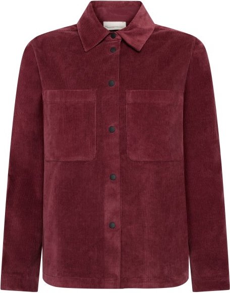 Thumbnail - KnowledgeCotton Apparel - Women's 14 Wales Corduroy - Bluse Gr XL rot