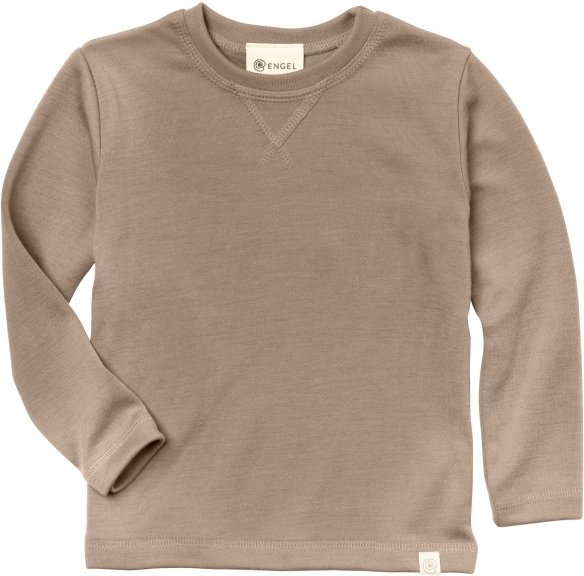 Thumbnail - Engel - Kid's Sweatshirt L/S - Merinolongsleeve Gr 92 beige