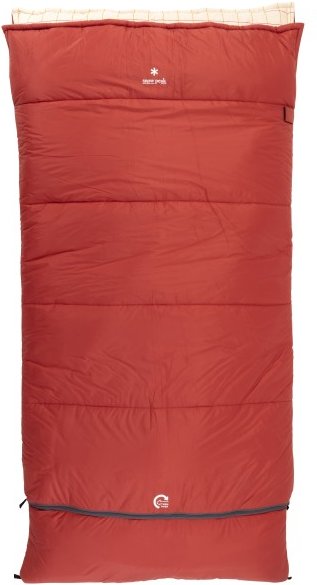 Snow Peak - Sleeping Bag Ofuton Wide LX - Kunstfaserschlafsack rot
