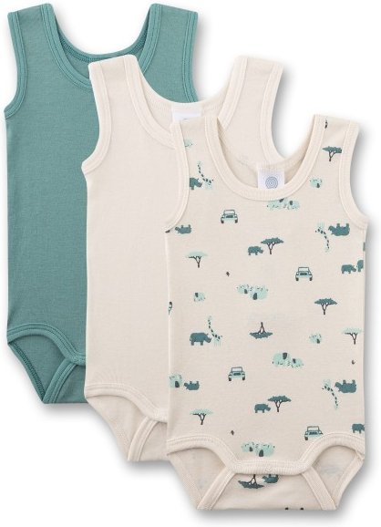 Sanetta - Kid's Set Body 0/0 324937 3-Pack - Alltagsunterwäsche Gr 92 weiß