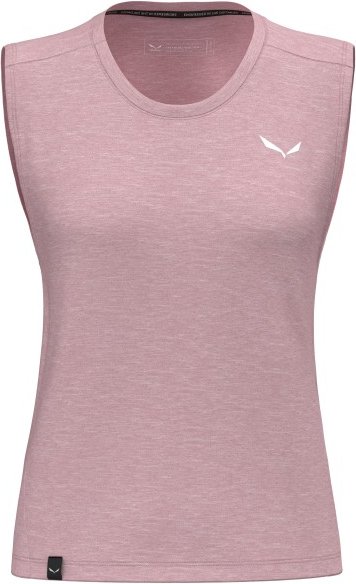 Salewa - Women's Eagle Minilogo Alpine Merino Tank Top - Merinoshirt Gr 34 rosa
