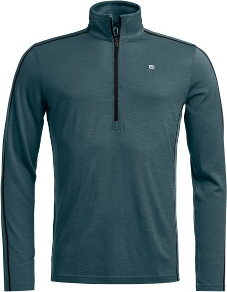 Ortovox - 185 Rock'N'Wool Zip Neck - Merinounterwäsche Gr M blau