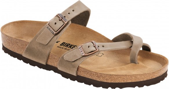 Birkenstock - Women's Mayari FL - Sandalen Gr 42 - Regular beige/braun