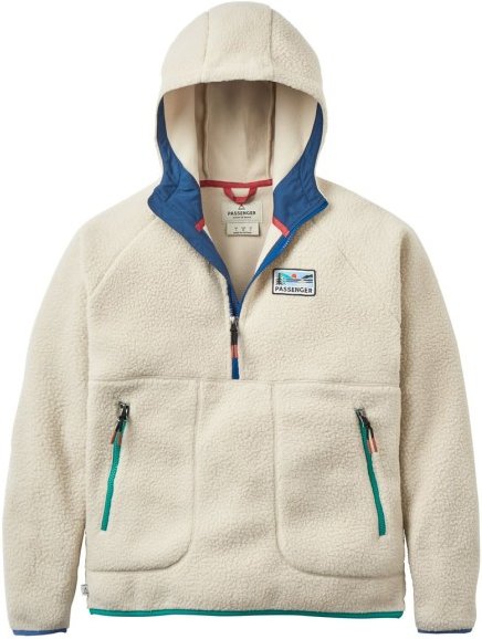 Thumbnail - Passenger - Women's Maine 2.0 1/2 Zip Recycled Sherpa Fleece - Fleecejacke Gr XL beige
