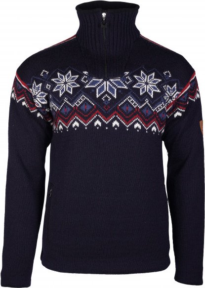 Thumbnail - Dale of Norway - Fongen WP Sweater - Wollpullover Gr S blau